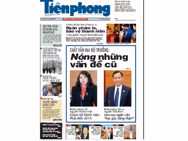 Đón đọc Tiền Phong nhật báo ngày 27-3