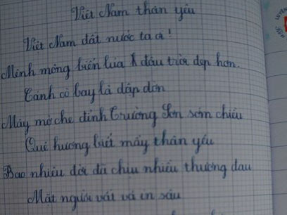 Thêm chữ đẹp như in của học sinh lớp 2