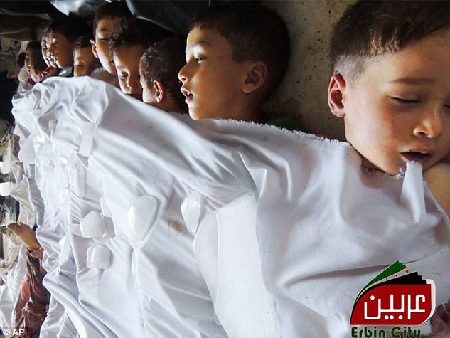 Những em bé chết trong vụ tấn công bằng vũ khí hóa học hôm 21/8