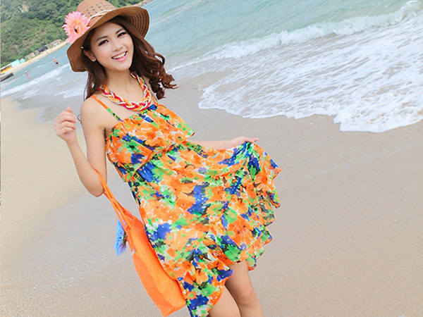 Váy hoa duyên dáng cho ngày hè