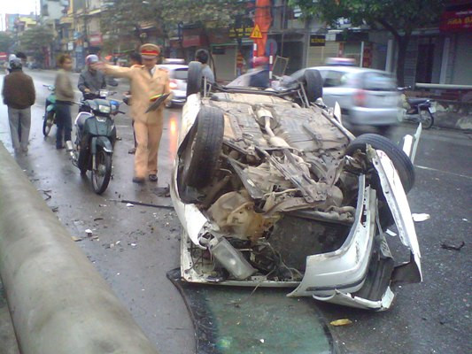 Hiện trường vụ tai nạn