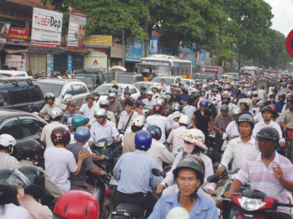 Hà Nội, TPHCM phải phân làn tất cả tuyến phố