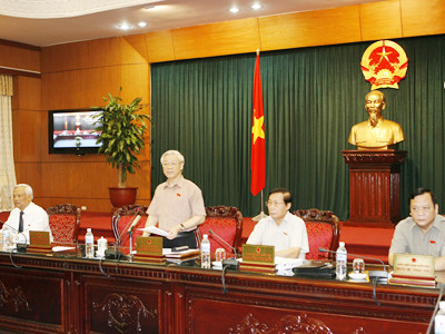 Phiên họp 34 - Ủy ban Thường vụ Quốc hội. Ảnh: NT