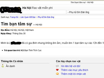 Mạo danh lừa tình trên mạng