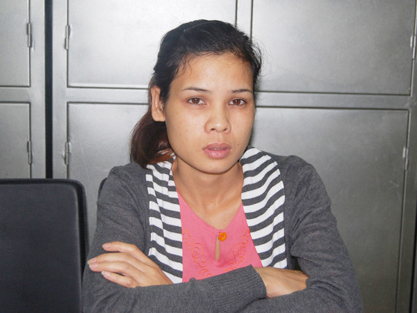 Đối tượng Nguyễn Thị Lệ tại cơ quan điều tra