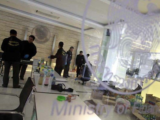 Cảnh sát đang đánh giá thiệt hại tại trụ sở Bộ Tài chính