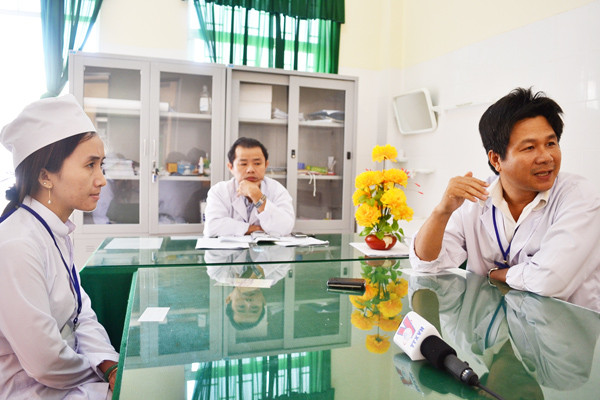 Tại trung tâm y tế huyện Phù Mỹ