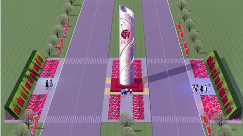 Cột Bạch Đằng, đặt tại Quốc lộ 5, bị cho là nhạy cảm, không phù hợp