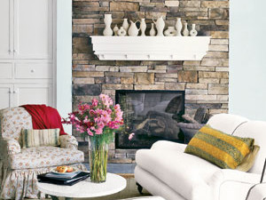 Thanh lịch phòng khách mang gam màu trắng