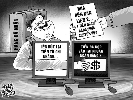 Lừa đảo thanh toán qua ngân hàng: Cháo múc, tiền không trao