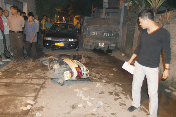 Hiện trường vụ tai nạn