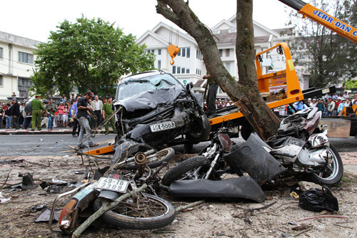 Hiện trường vụ tai nạn