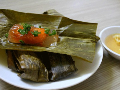 Dai dai bánh bột lọc gói xứ Huế