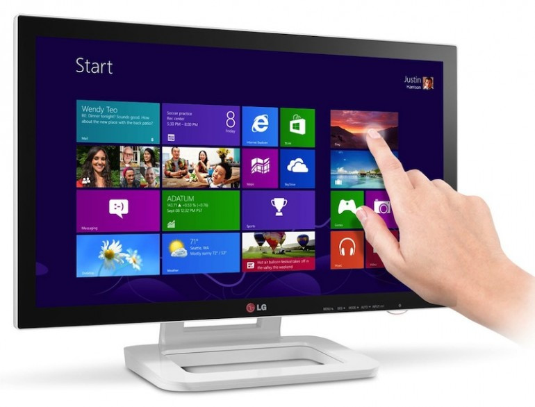 ‘Bóc tem’ màn hình LG cảm ứng chạy Window 8