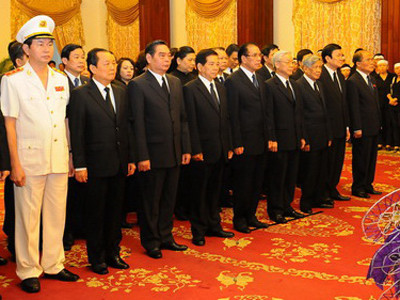 Tổ chức trọng thể Lễ viếng đồng chí Võ Chí Công