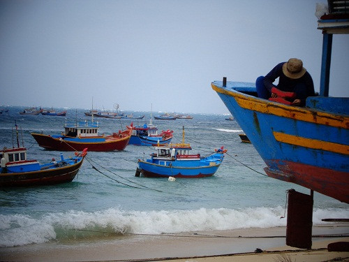 Đảo Phú Quý những ngày biển động