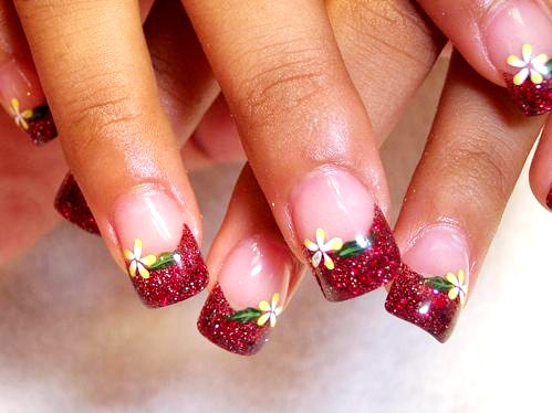 Nail hoa cho quý cô năng động