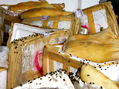 Đề nghị đóng cửa nhà hàng làm cỗ cưới thịt thối