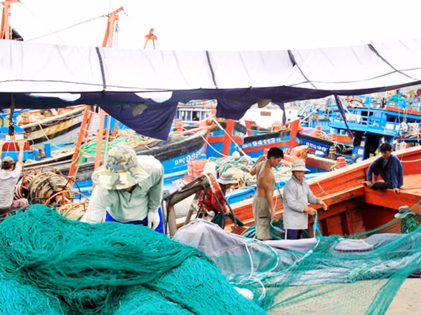 Ngư dân vững tâm vươn khơi nhờ hành lang pháp lý của Luật Biển Việt Nam Ảnh: Nguyễn Huy