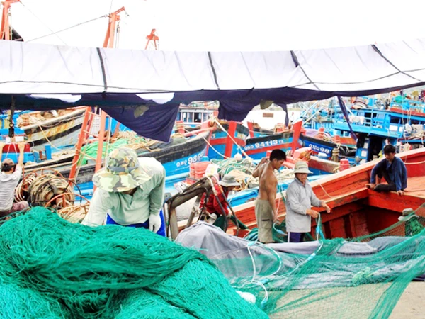 Ngư dân vững tâm vươn khơi nhờ hành lang pháp lý của Luật Biển Việt Nam Ảnh: Nguyễn Huy