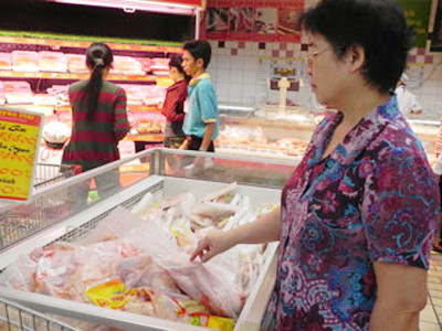 Giá thực phẩm giảm nhanh