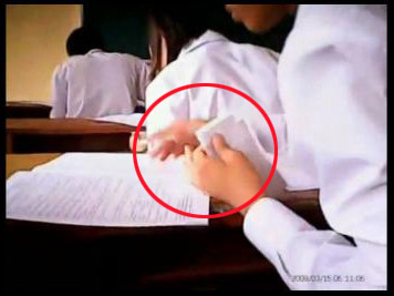 Nghi án clip tiêu cực thi tốt nghiệp THPT 2012