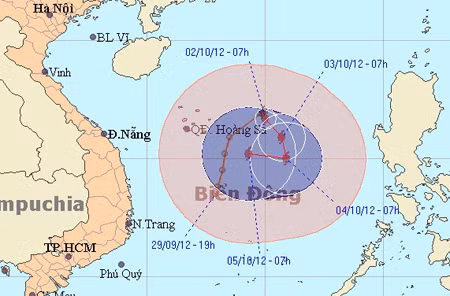 Đường đi của bão số 7 còn diễn biến phức tạp