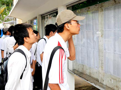 HV Quản lý giáo dục công bố điểm chuẩn