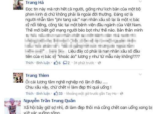 Cộng đồng teen ‘dậy sóng’ vụ bác sĩ vứt xác bệnh nhân