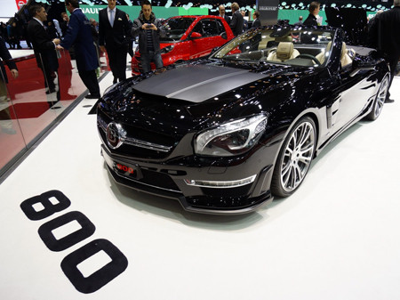 Geneva 2013: Siêu xế độ Brabus 800 Roadster trình làng