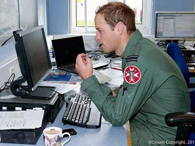 Rò rỉ tin mật từ các bức ảnh về Hoàng tử William