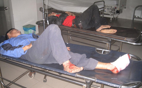 Xe lao vực, 9 người thương vong