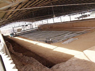 Khu mộ được cho là của Tào Tháo tại Hà Nam. Ảnh: Xinhua