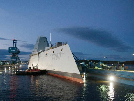 Khu trục hạm tàng hình hiện đại 3,5 tỉ USD của Mỹ