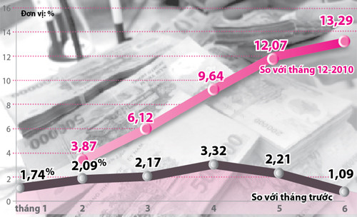 Dự báo lạm phát cả năm 17%
