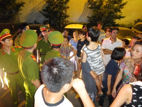 Hiện trường vụ xô xát