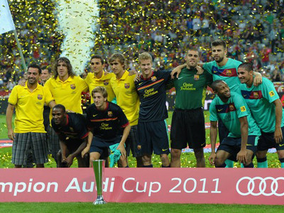 Hạ gục ‘hùm xám’, Barcelona vô địch Audi Cup