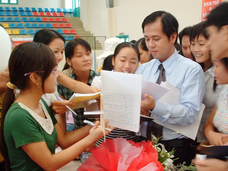 Sinh viên ĐH Sư phạm Hà Nội trong một buổi học về kỹ năng sống. Ảnh: P.V