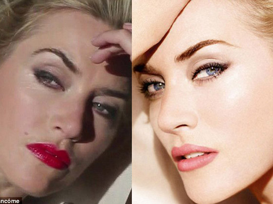 Ngỡ ngàng ảnh chưa chỉnh sửa của Kate Winslet