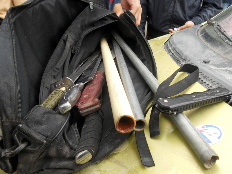 "Kho" vũ khí bị thu giữ