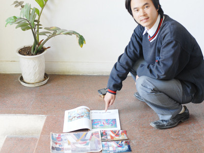 Họa sĩ Hoàng Mạnh nói, sẽ quyết tâm làm ra chuyện