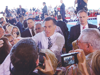 Xem ông Romney vận động tranh cử