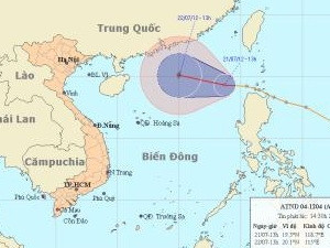 Áp thấp nhiệt đới có thể thành bão