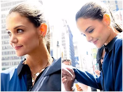 Katie Holmes tươi tắn sau khi đệ đơn ly hôn