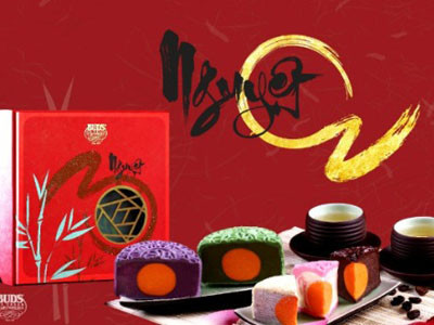 Bánh trung thu kem lạnh tại BUD'S