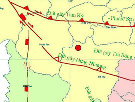 Động đất cực mạnh, toàn huyện Bắc Trà My, TP Tam Kỳ rung chuyển