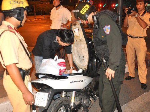 600 cảnh sát cơ động dàn trận tại TP.HCM