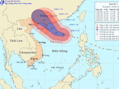 Bão Utor gây ảnh hưởng tới các huyện đảo ở Quảng Ninh, Hải Phòng