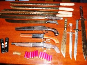 Bắt 6 đối tượng dùng súng giải quyết mâu thuẫn