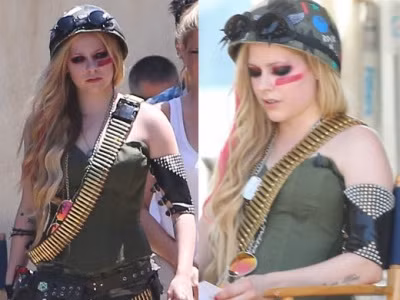 Avril Lavigne hầm hố với trang phục cực ngầu
